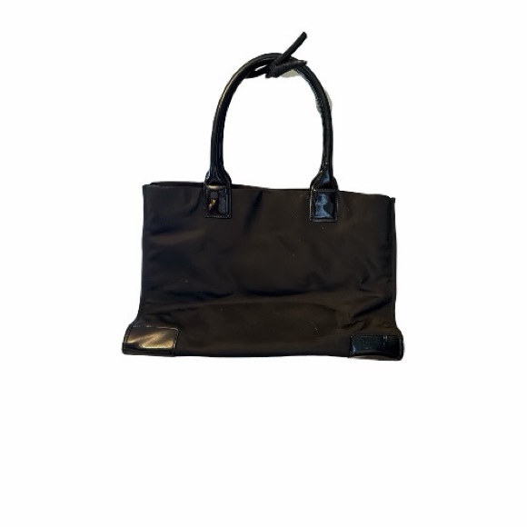 Tory Burch Black Ella Tote Bag - Picture 3 of 9